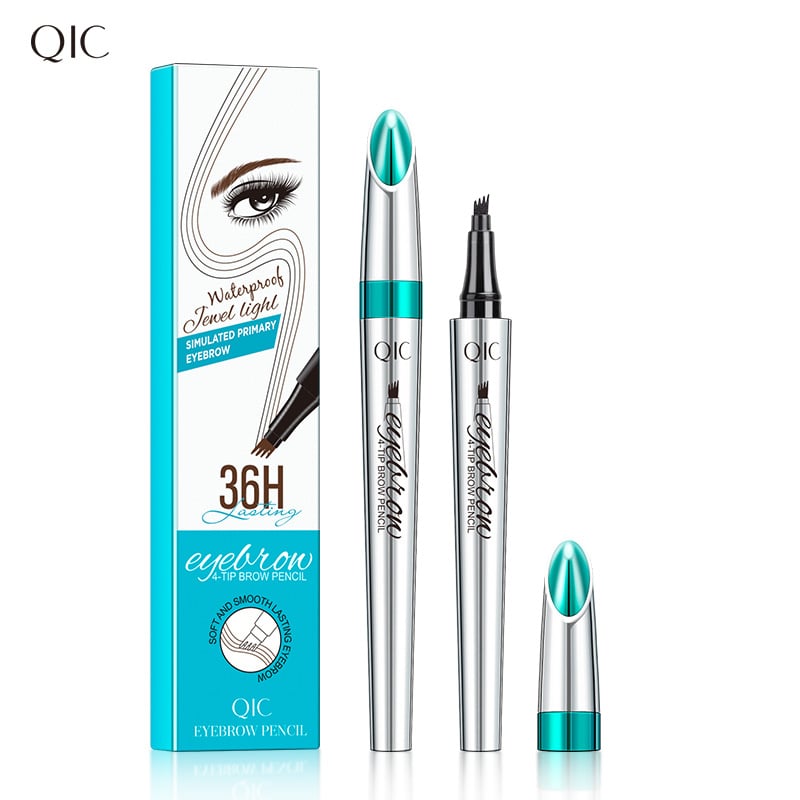 ⏰3D Waterproof Microblading Eyebrow Pen 4 Fork Tip Tattoo Pencil
