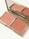Dual-Color Velvet Blush Palette